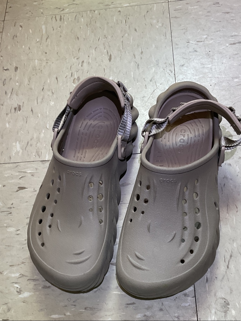 CROCS Classic Clog Sandals in Beige